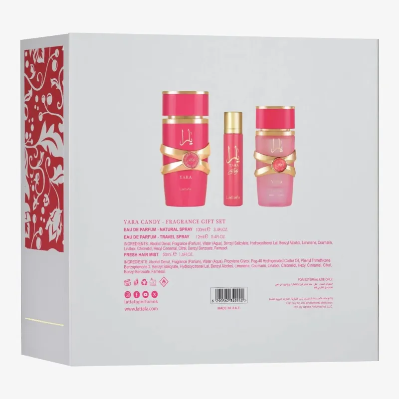Yara Candy Fragrance Gift Set - طقم هدايا عطر يارا كاندي 2